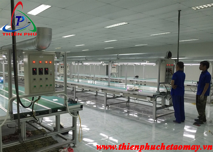 Dây chuyền sản xuất băng tải Dây chuyền sản xuất băng tải